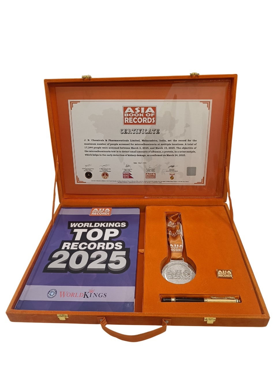 JB Pharma sets Asia Book of Record for Most Number of Microalbuminuria Tests (MICRAL) conducted for Hypertension Patients in India