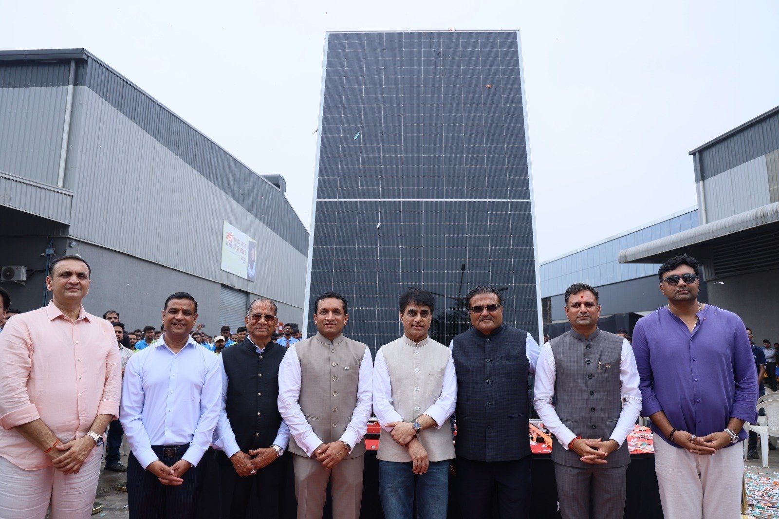 Goldi Solar Creates World’s Largest Solar Module to Honour PM Modi’s 75th Birthday