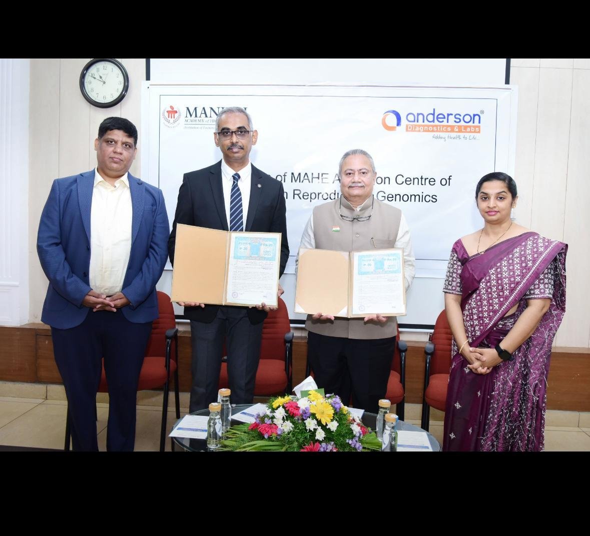 Anderson Diagnostics and MAHE Launch Groundbreaking Centre of Excellence in Reproductive Genomics