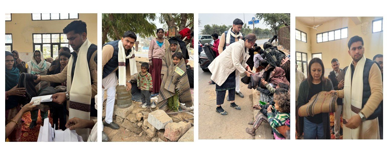 Councillor Kunal Yadav Partners with Nanhi Veena Women's Welfare Foundation to Provide Winter Relief in Gurugram