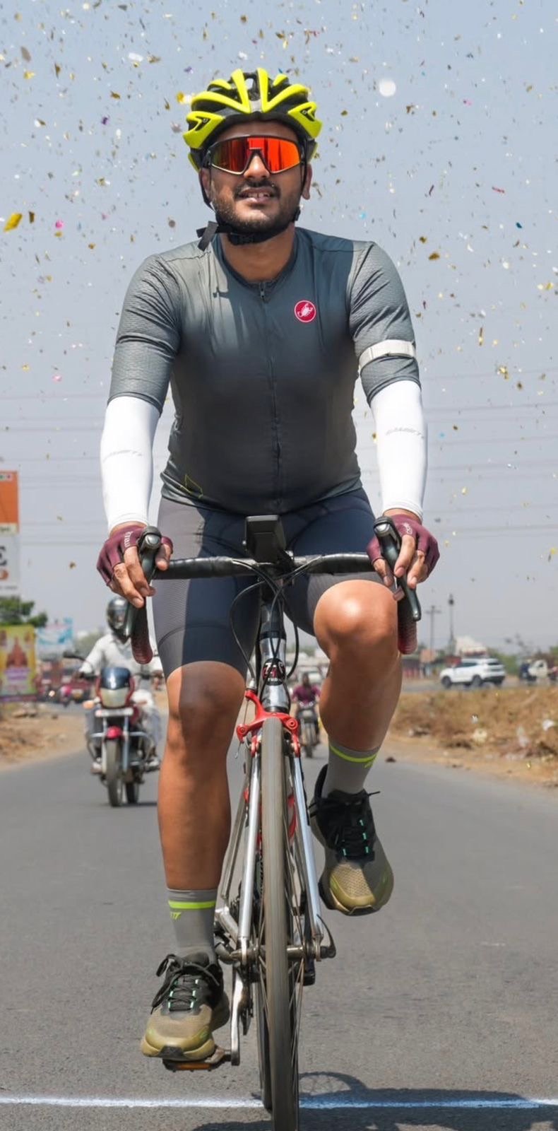 550 km Milestone of 750 km Cycling Journey Reaches Pune; Kanthi Dutt Interacts with Fitness Enthusiasts