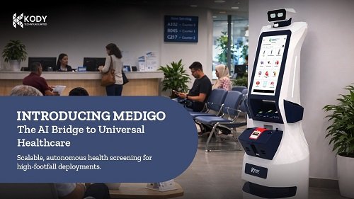Kody Technolab Ltd. Launches Medigo Robot, AI-powered Health Screening System Built to Expand Preventive Healthcare Infrastructure