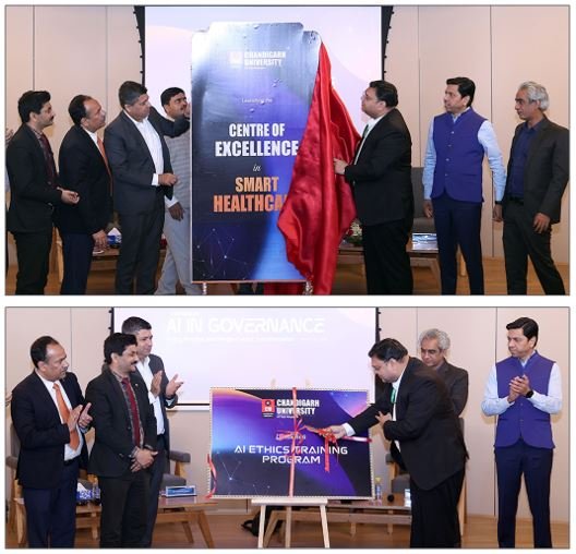 Chandigarh University, Uttar Pradesh Launches Centre of Excellence in Smart Healthcare to strengthen UP State Vision in AI