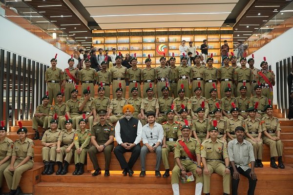 Lt General KJS Dhillon Says He Leaves as a Better Person, Applauds Discipline, Energy, and NCC Spirit at Galgotias University
