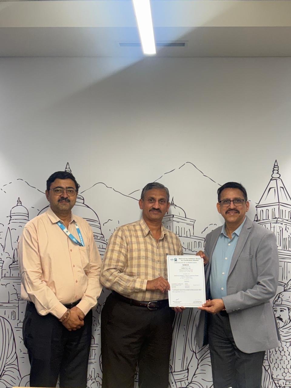 CQRA Becomes India’s First NABCB-Accredited Inspection & Certification Body for Sector 35 for construction